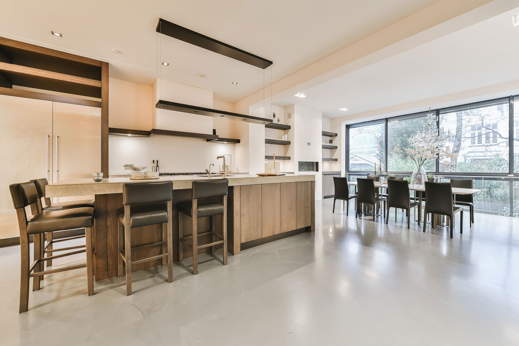 Montreal kitchen designer project with modern minimalist aesthetic